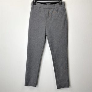 Banana Republic High Rise Sloan Pants Size 2 Charcoal Heather Skinny Women's